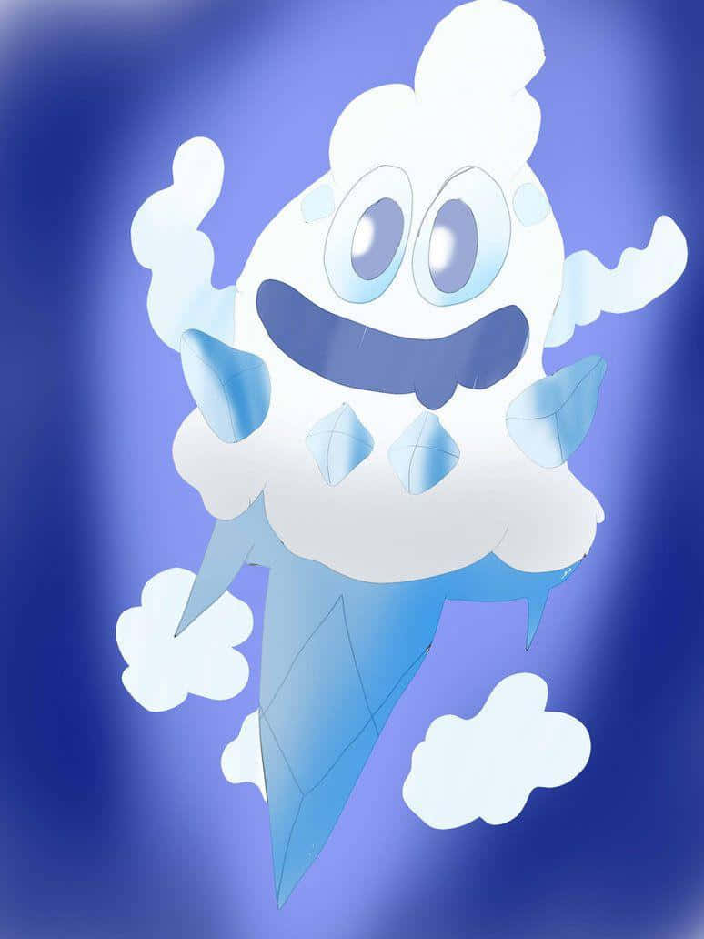 Vanillish Glowing Purple Backdrop