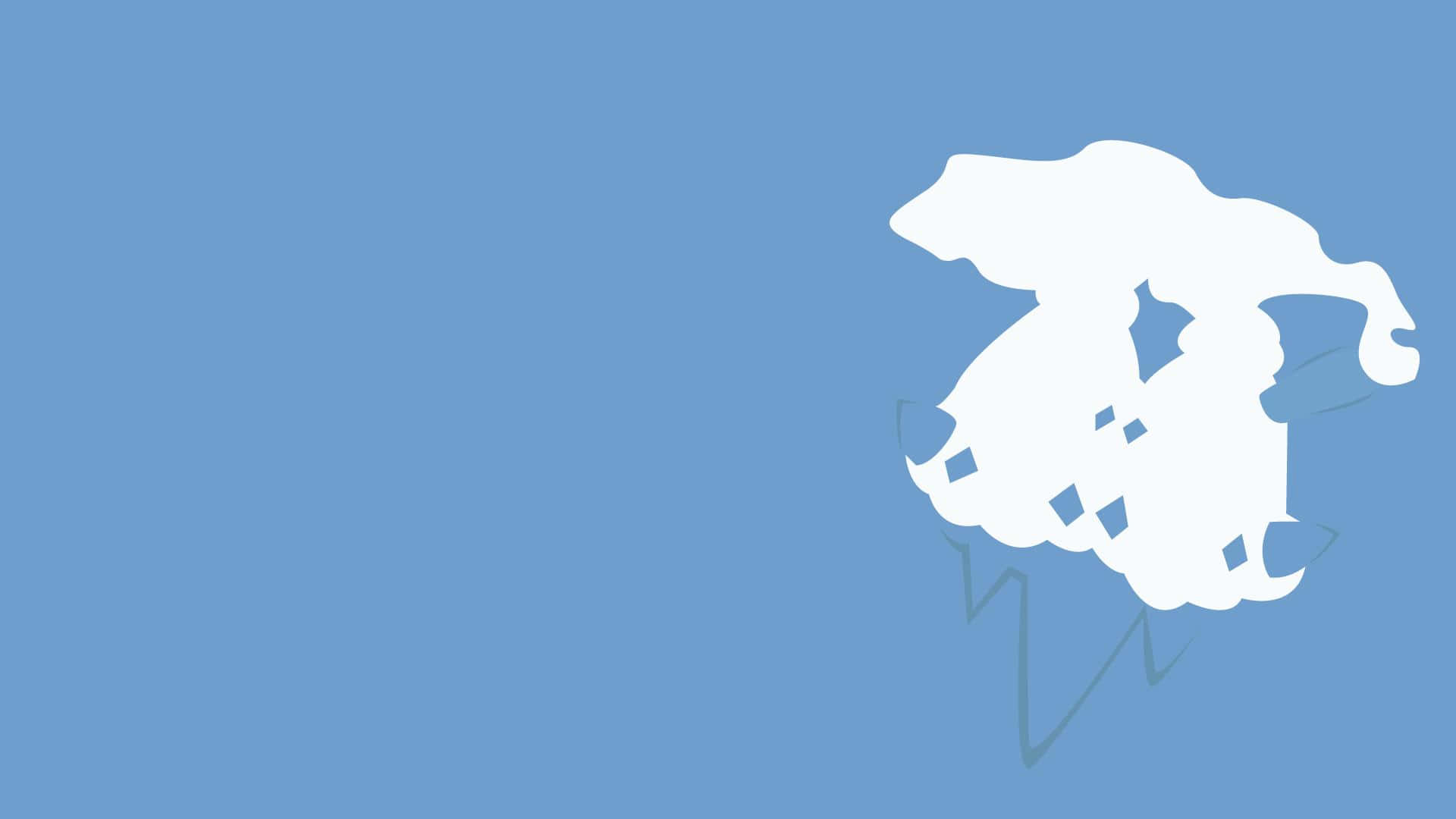 Vanilluxe Pokemon Vector Art Background