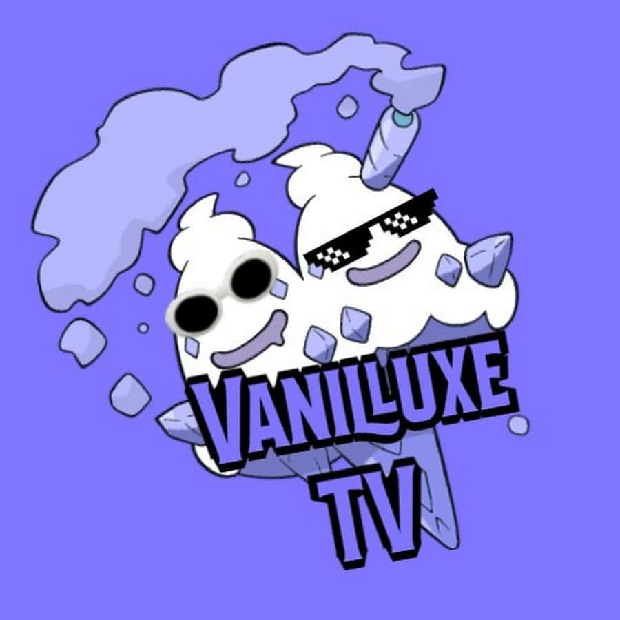 Vanilluxe Tv Pokemon Purple Background