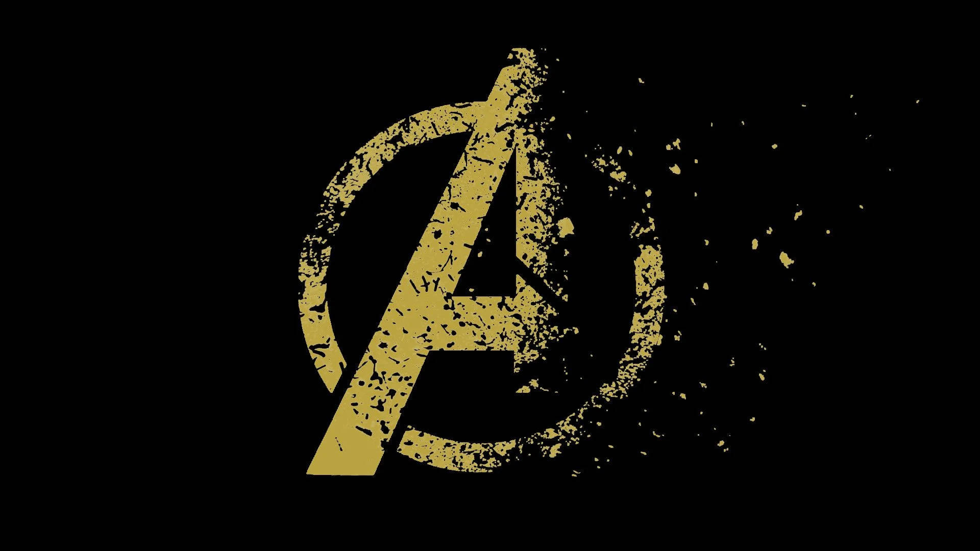 Vanishing Avengers Letter A Symbol