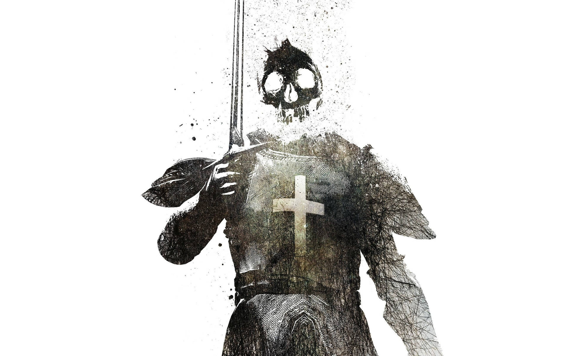 Vanishing Skull Death Knight Background