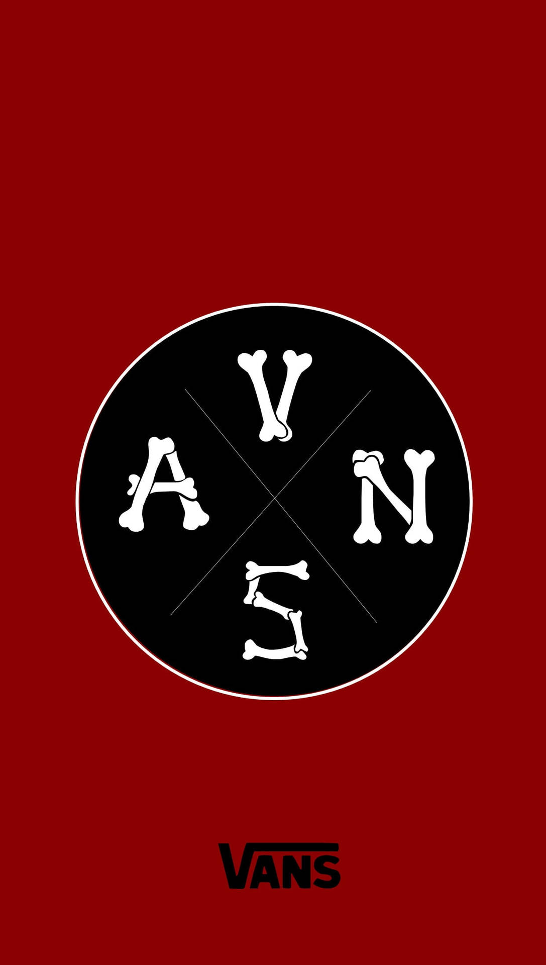 Vans Logo Bone Art