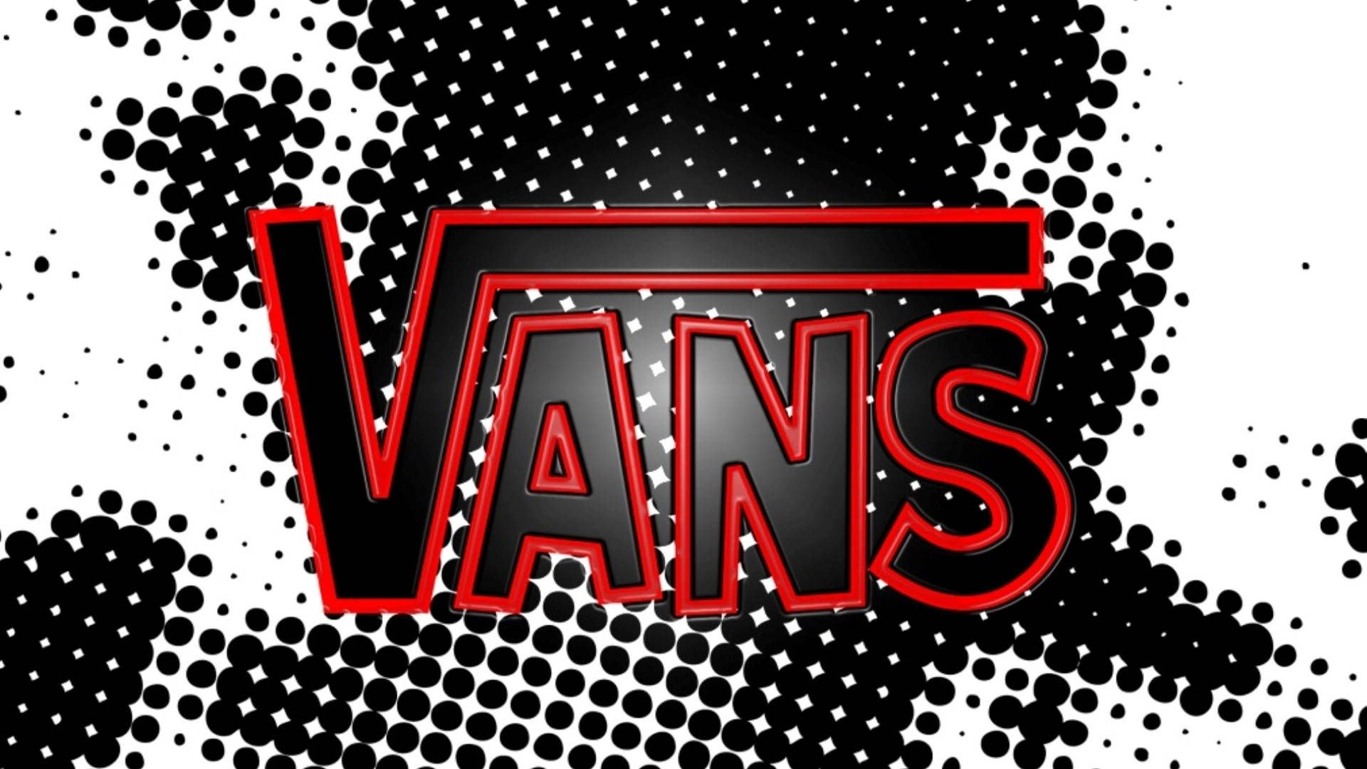 Vans Logo Leather Design Background