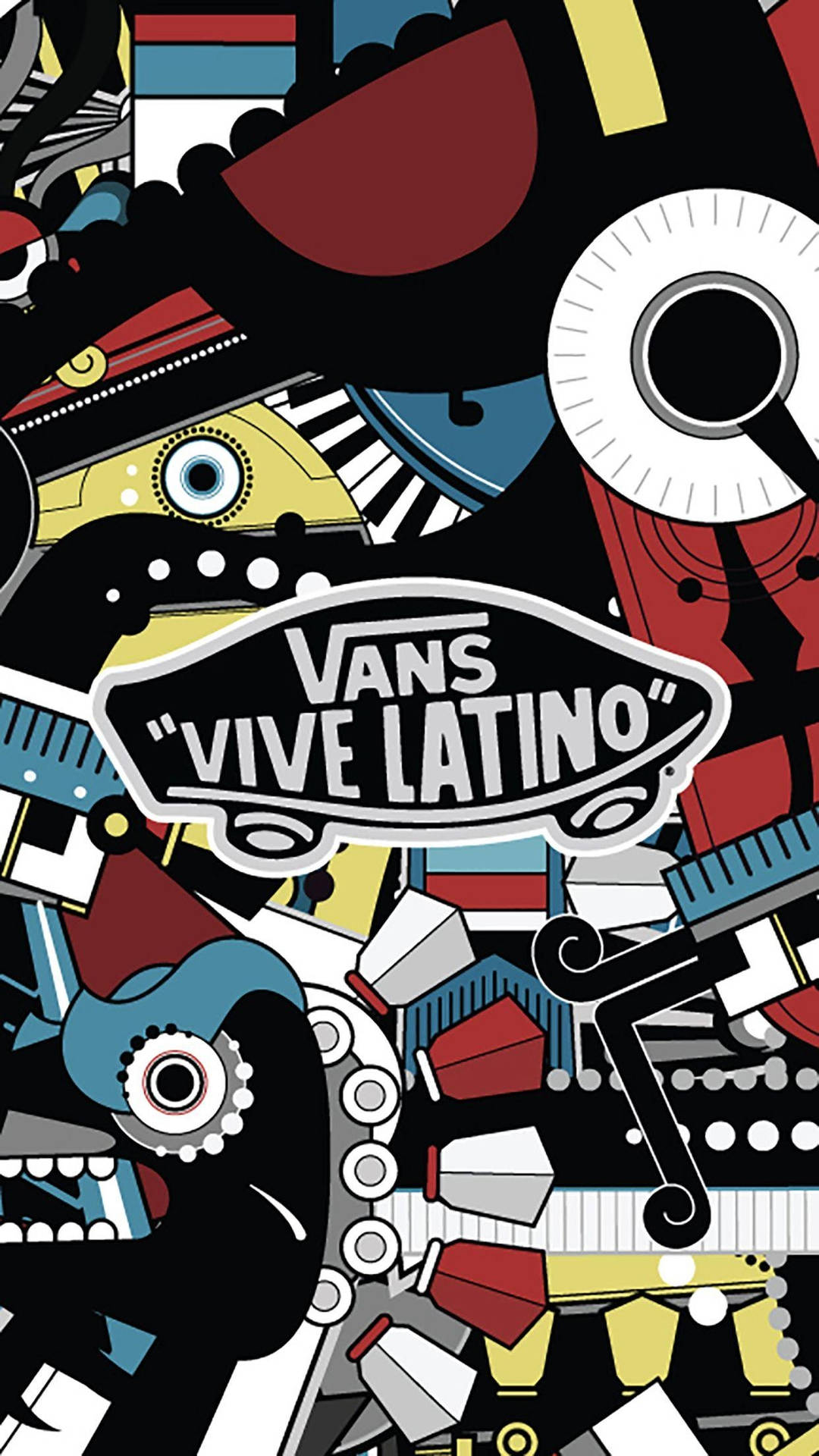Vans Logo Vive Latino Background