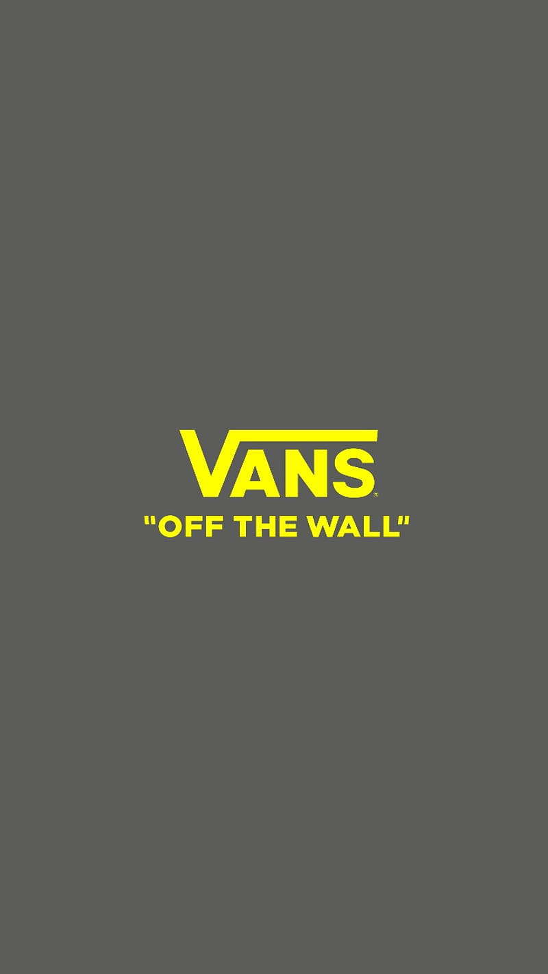 Vans Off The Wall Gray Background