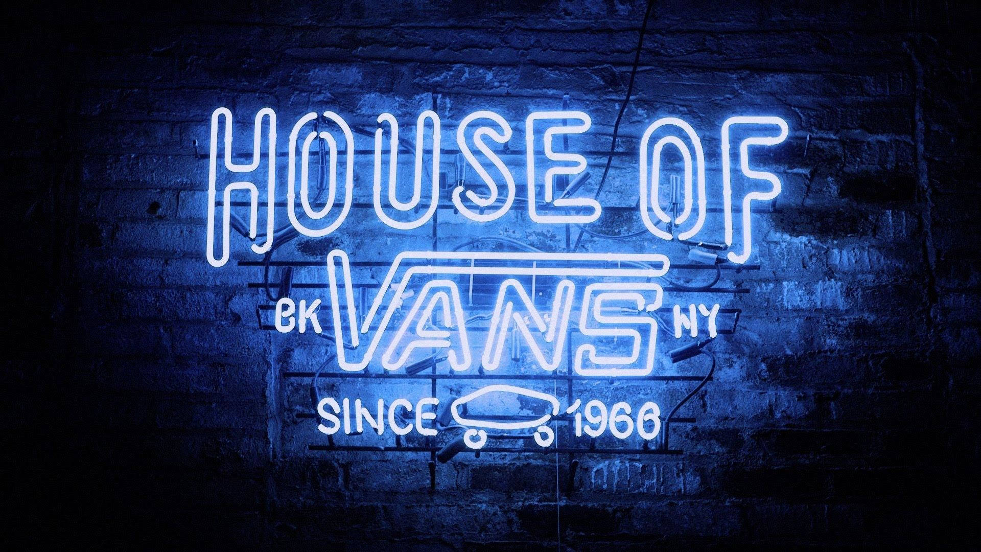 Vans Off The Wall Neon Background