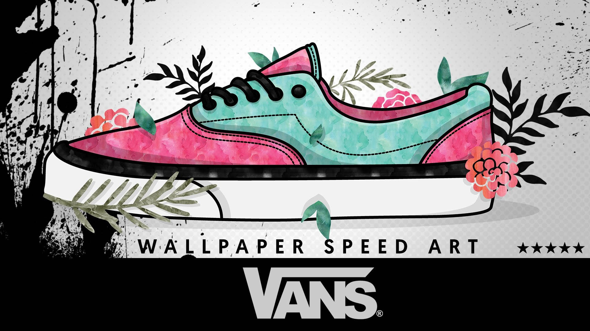 Vans Off The Wall Speed Art Background