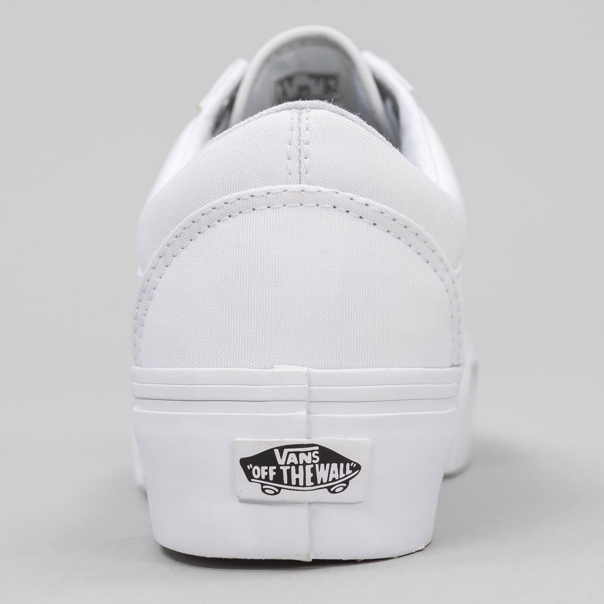 Vans Off The Wall White Shoe Background