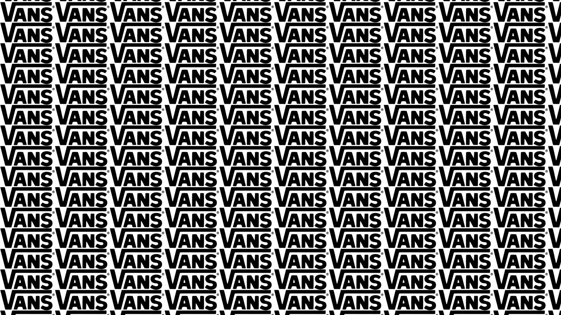 Vans Off The Wall Word Pattern Background
