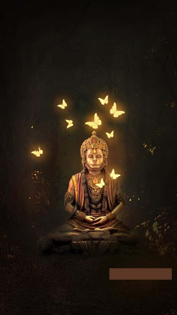 Vapid Hanuman With Butterflies