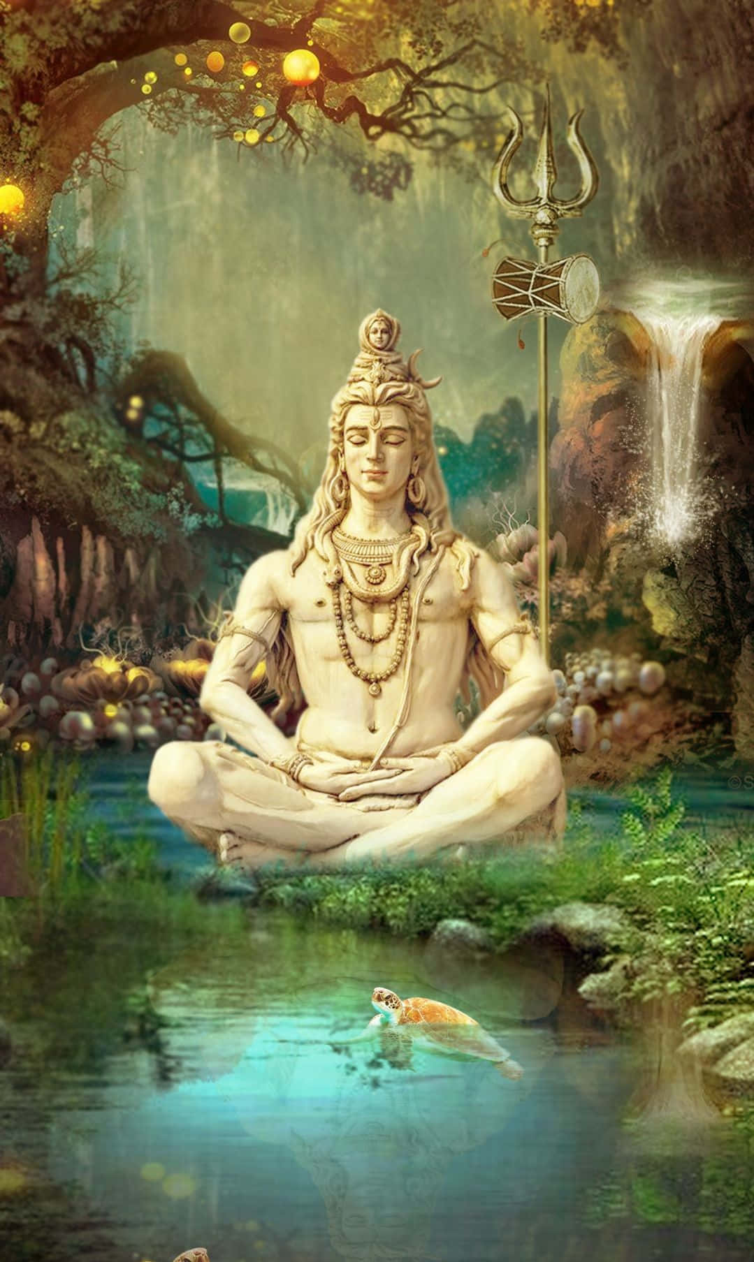 Vapid Sitting Position Of A Statue Background