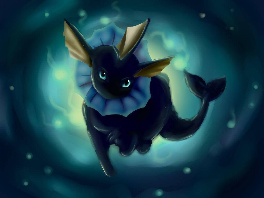 Vaporeon Dark Aesthetic Background