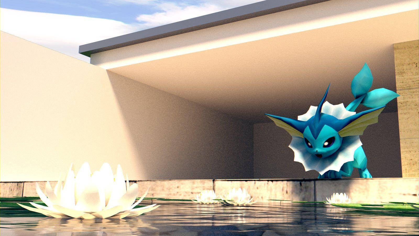 Vaporeon Water Lily