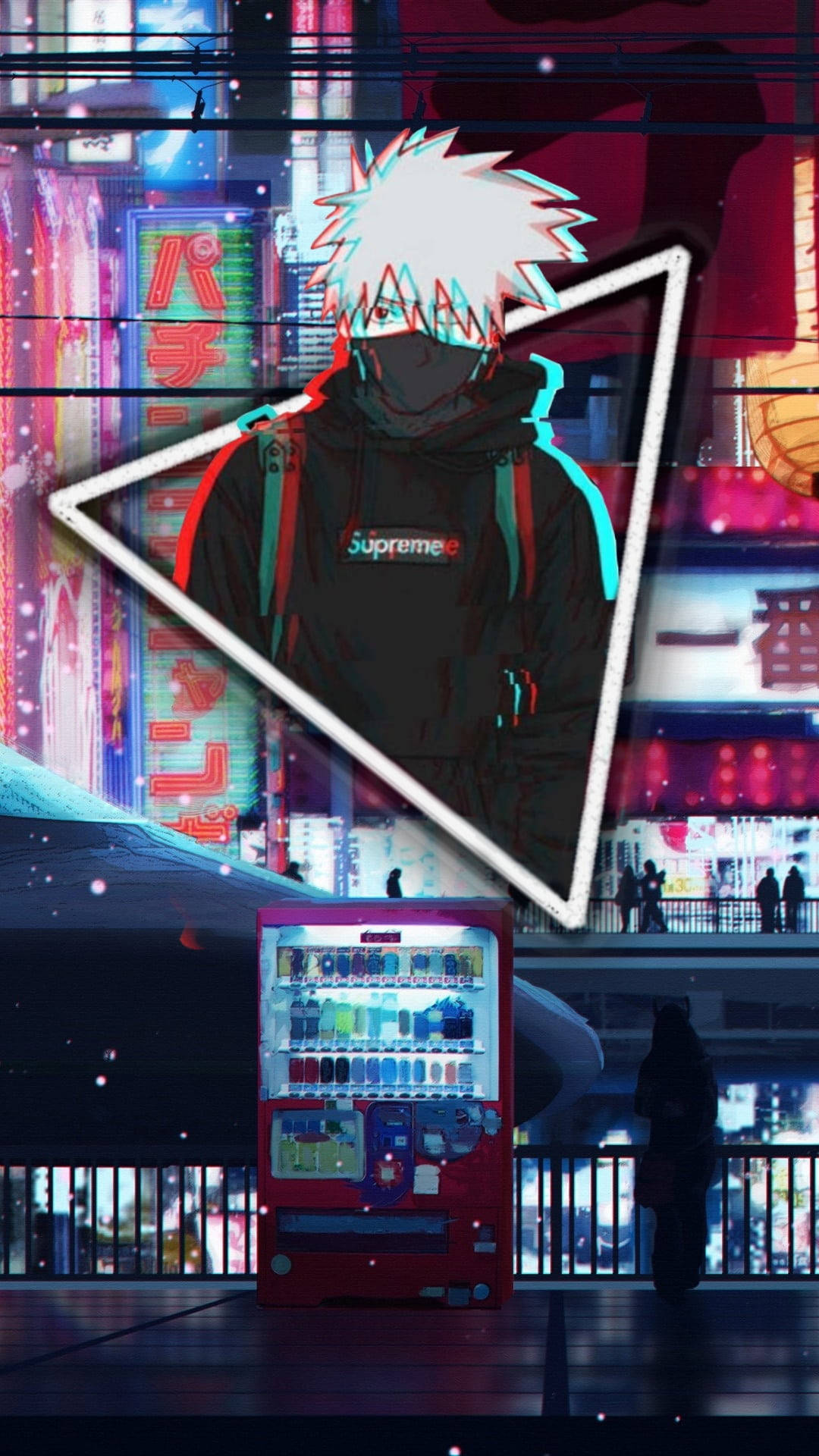 Vaporwave Aesthetic Of Kakashi Hatake Supreme