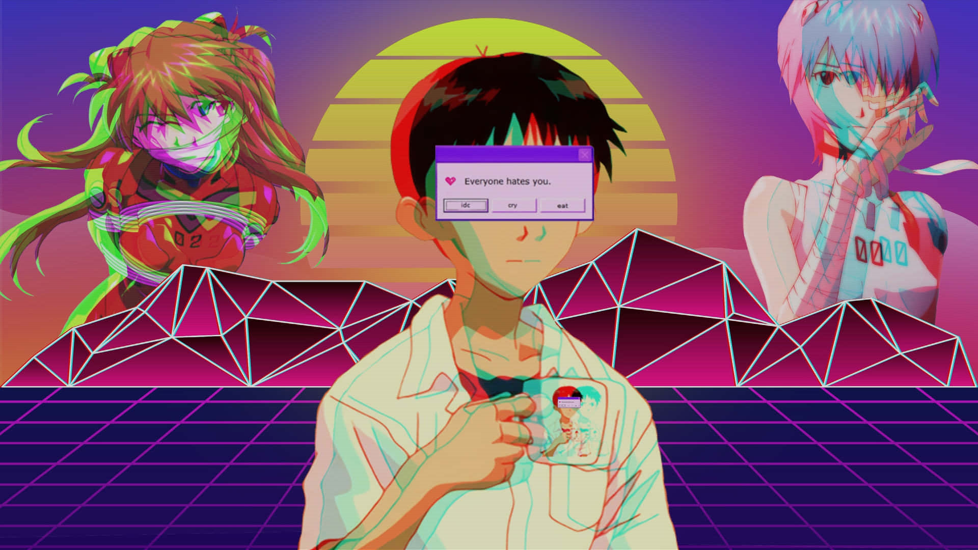 Vaporwave Aesthetic4 K Ultra H D Background