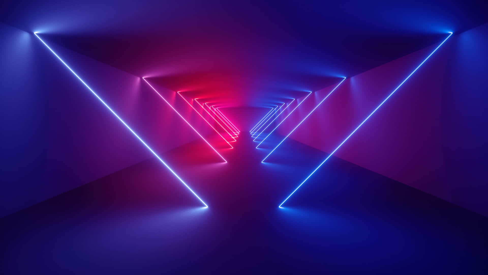 Vaporwave Infinite Triangle Passage4 K U H D Background