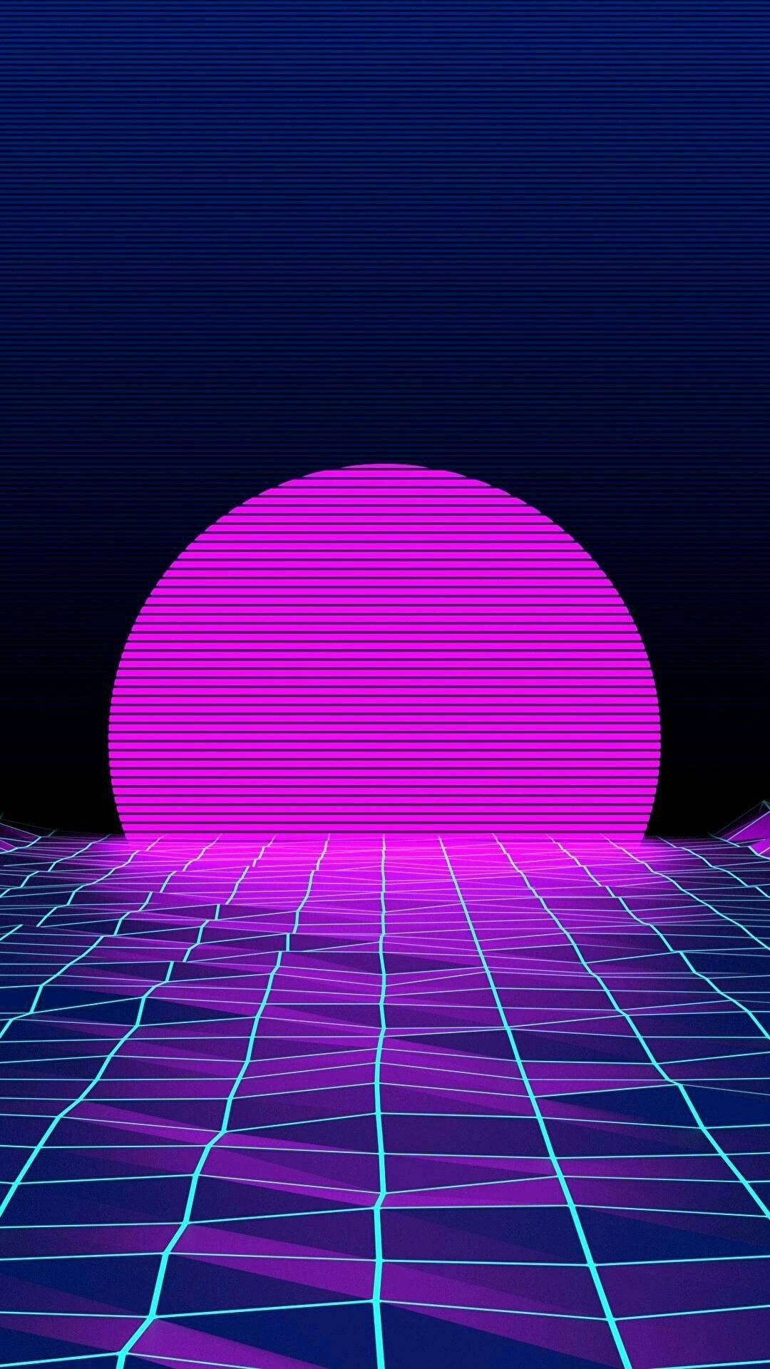 Vaporwave Retro Sky Indie Kid Background