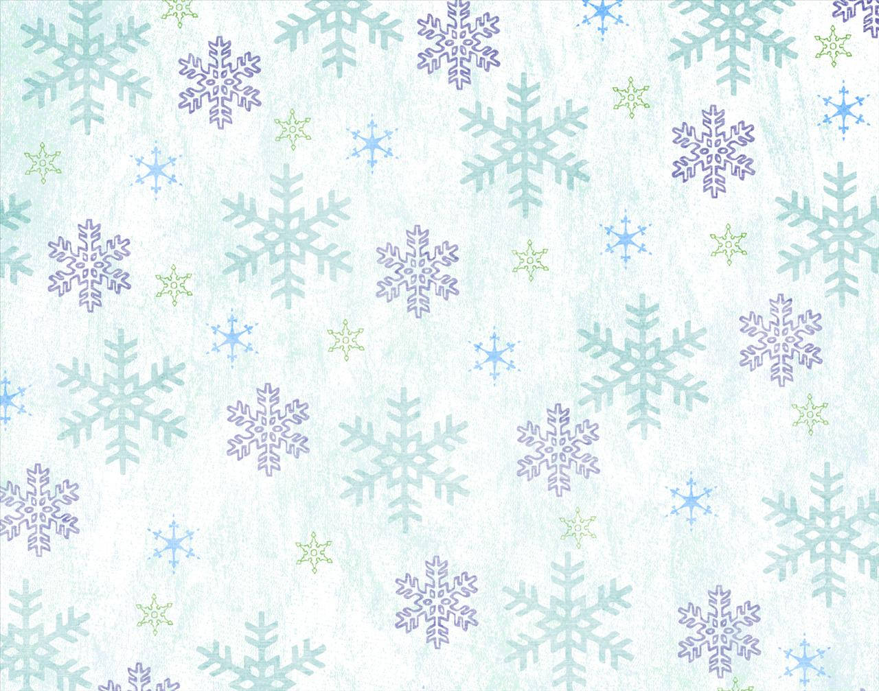 Variety Of Snowflakes Design Background