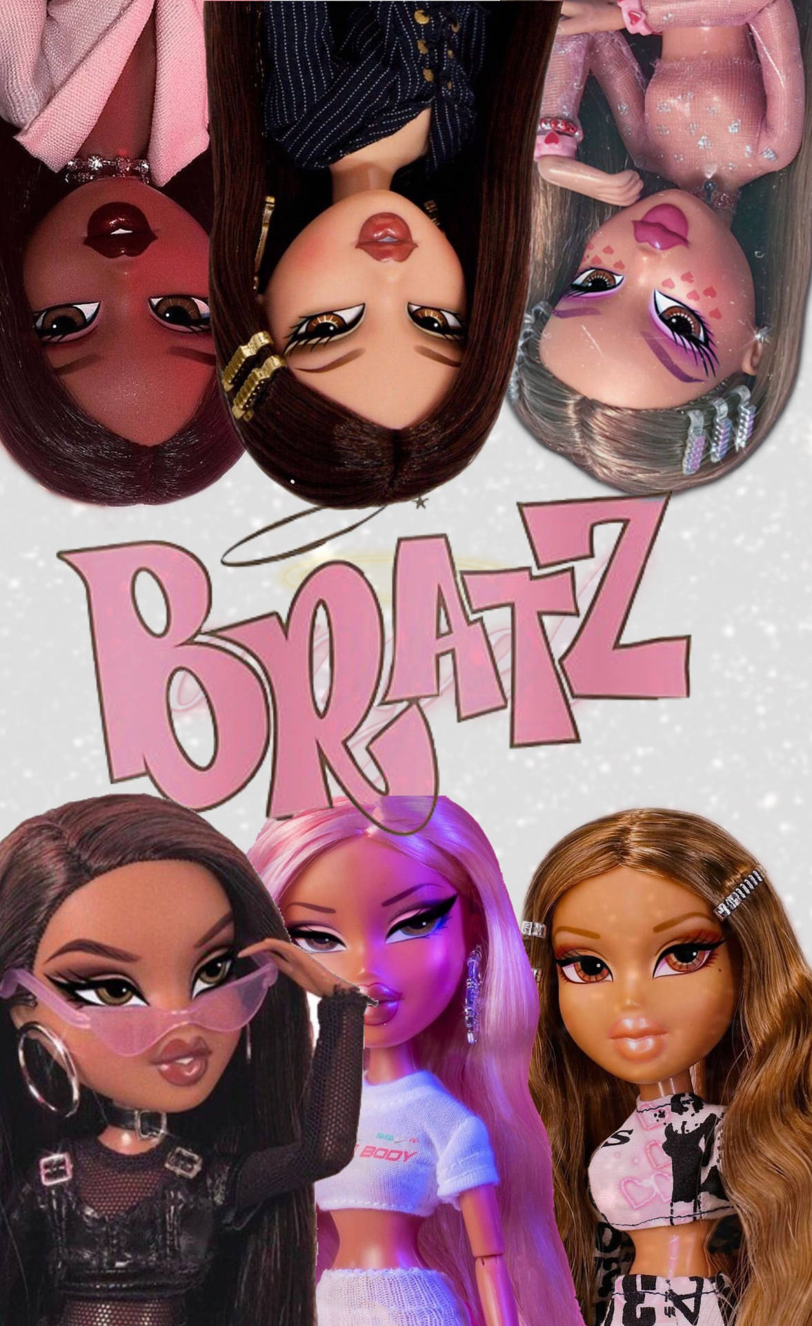 Various Bratz Dolls Background