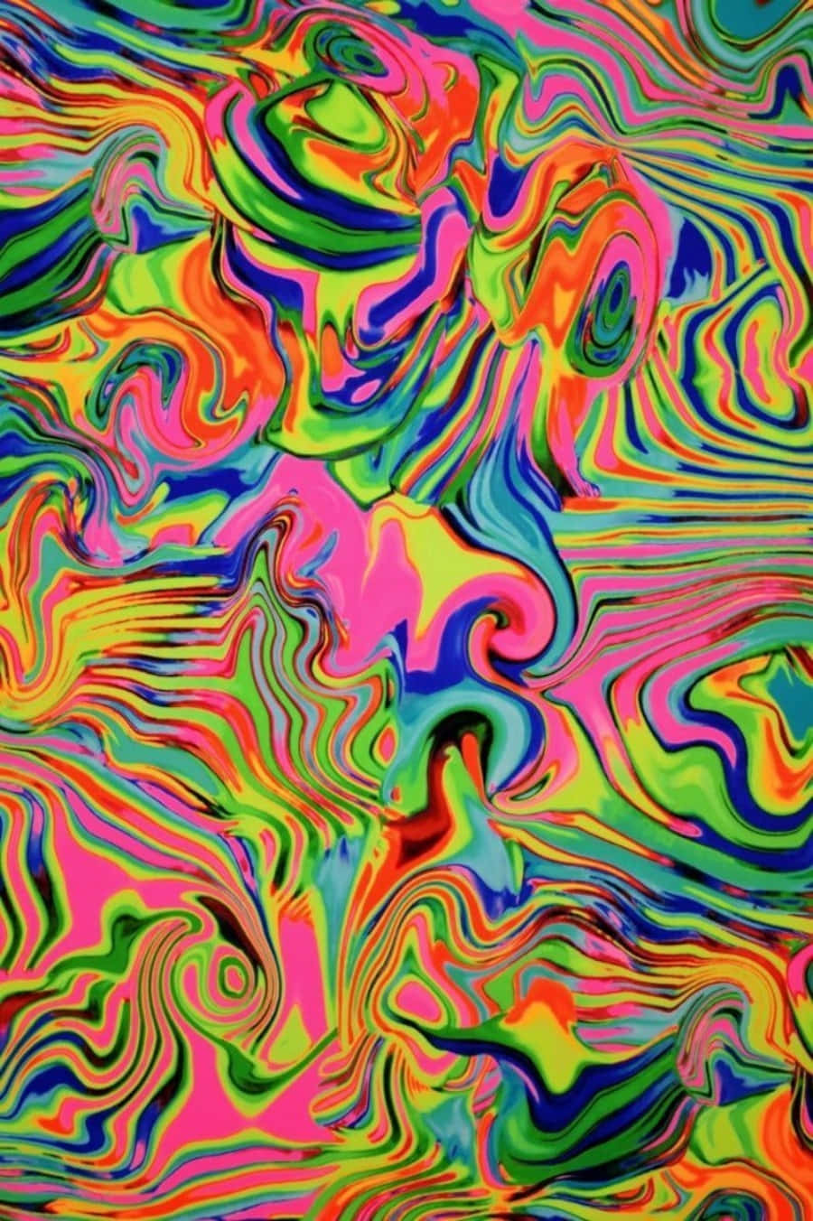 Various Reactive Paints Psychedelic Swirl