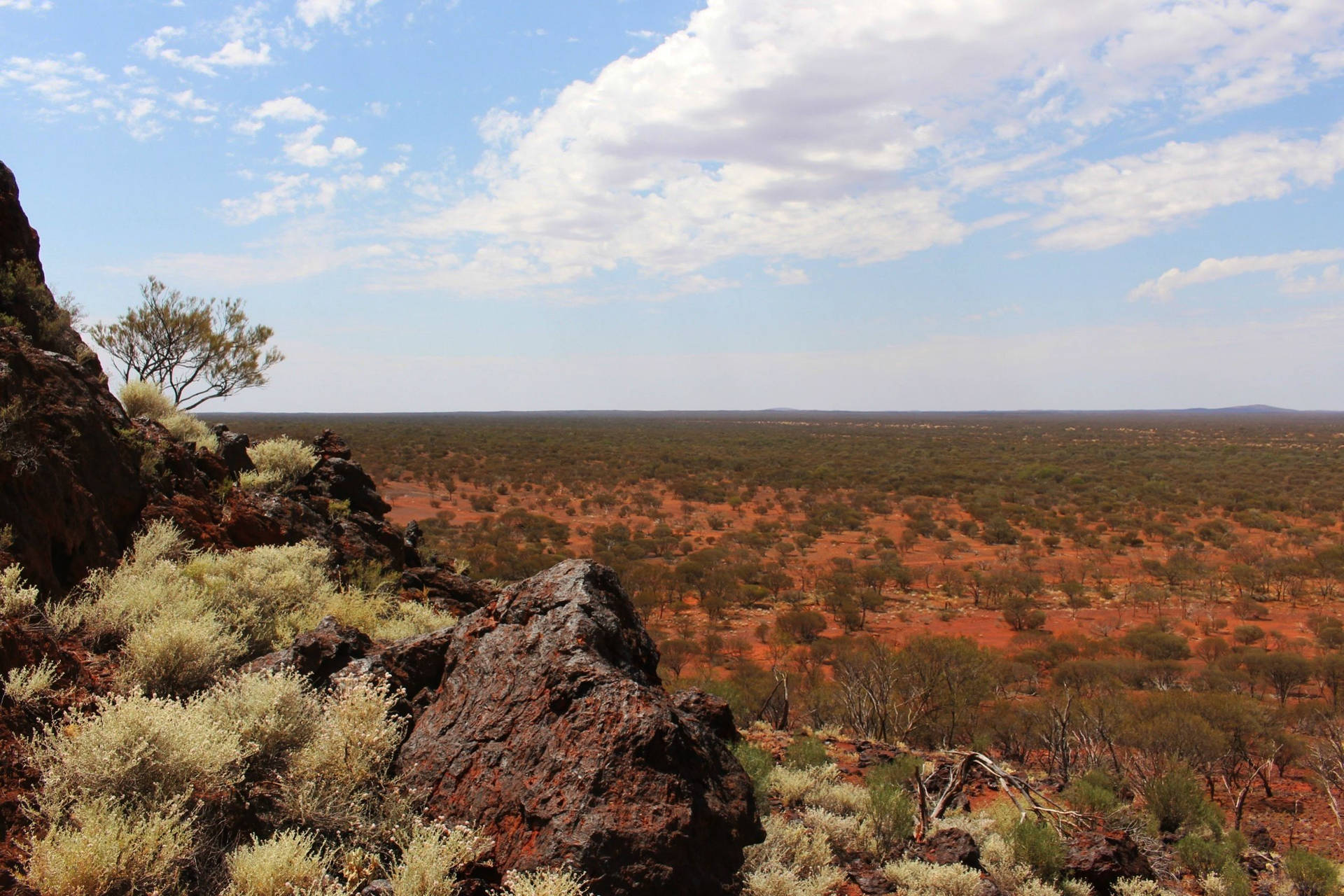 Vast Australian Outback Background