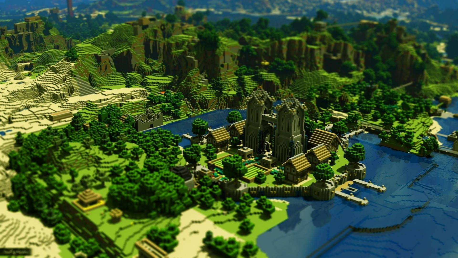 Vast Forest Of Minecraft Landscape