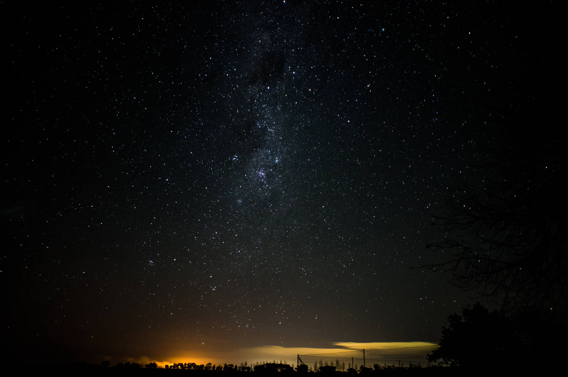 Vast Starry Night Sky Background