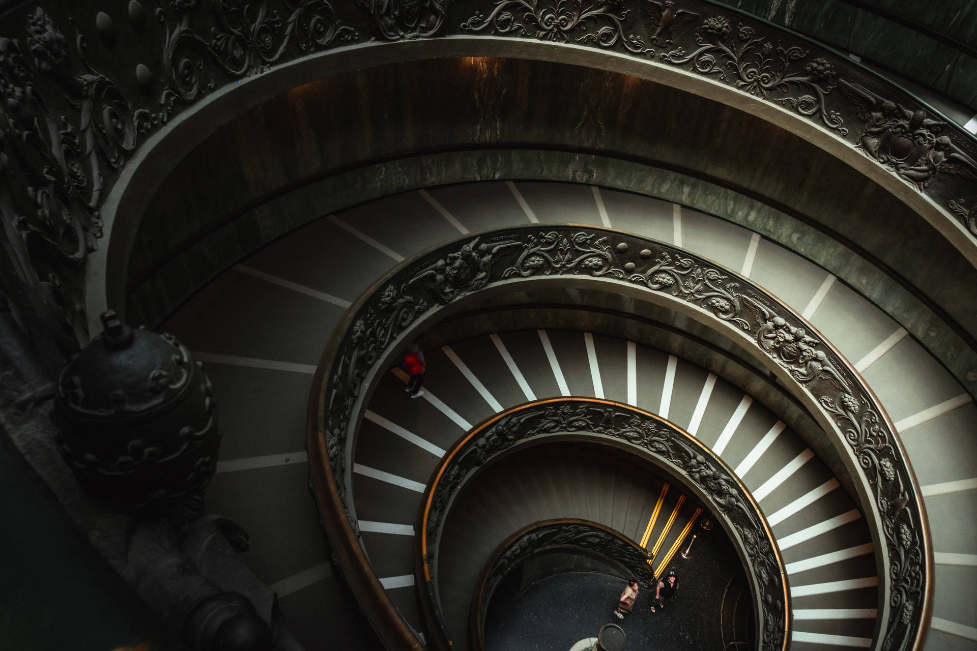 Vatican City Bramante Staircase Background
