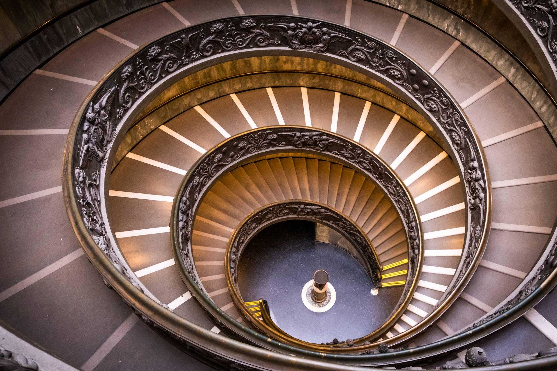 Vatican City Momo Spiral Staircase Background