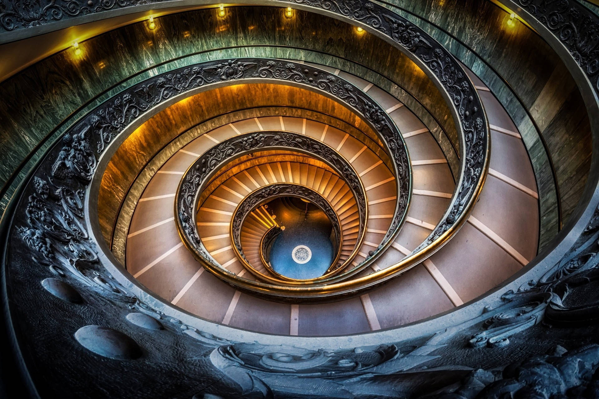 Vatican City Momo Staircase Background