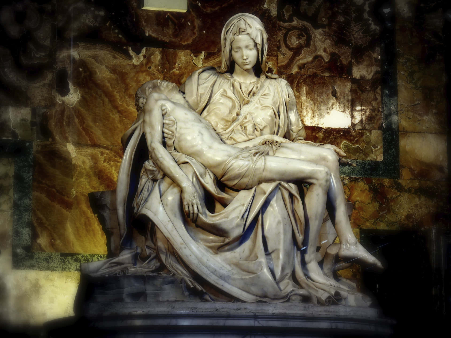 Vatican City's The Pietà Of Michelangelo Background