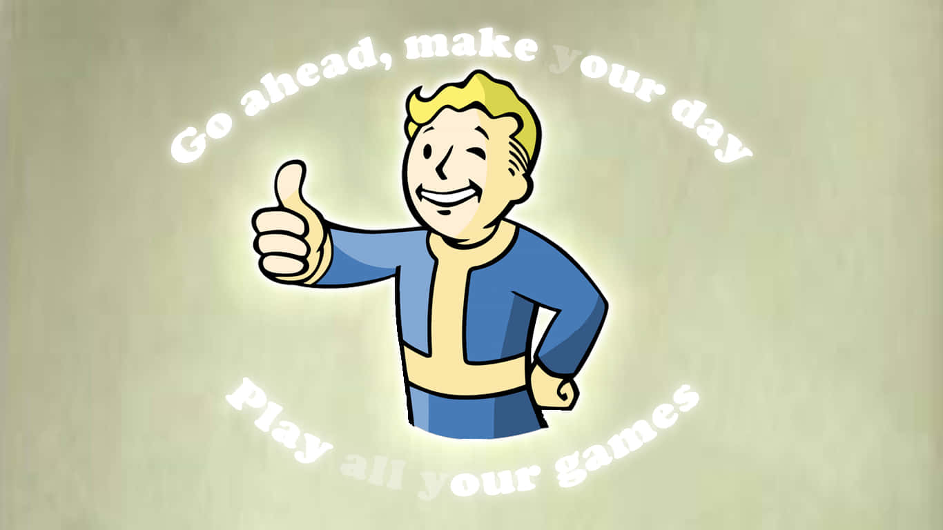 Vault Boy Play Our Games Background