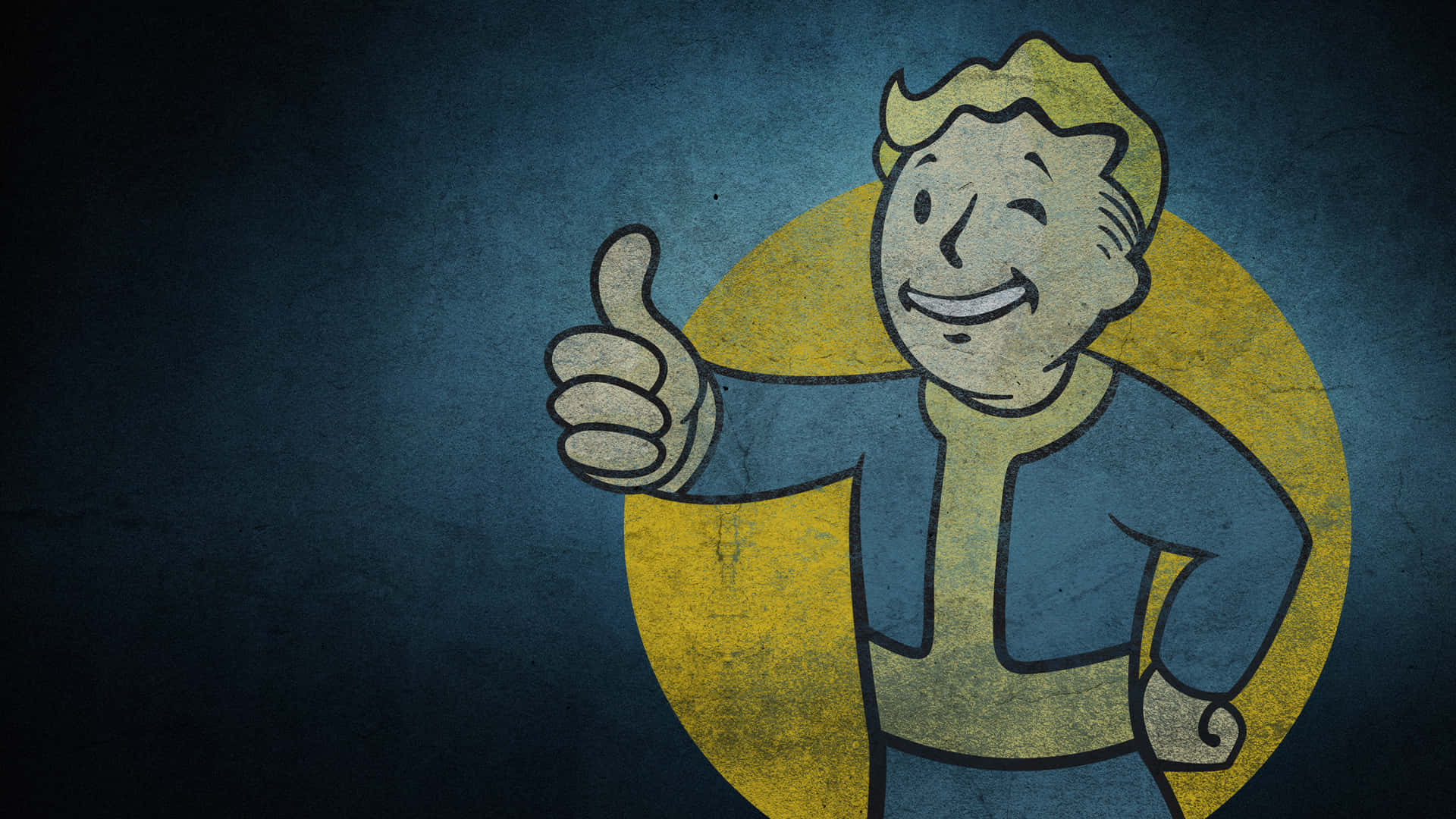 Vault Boy Thumbs Up Background