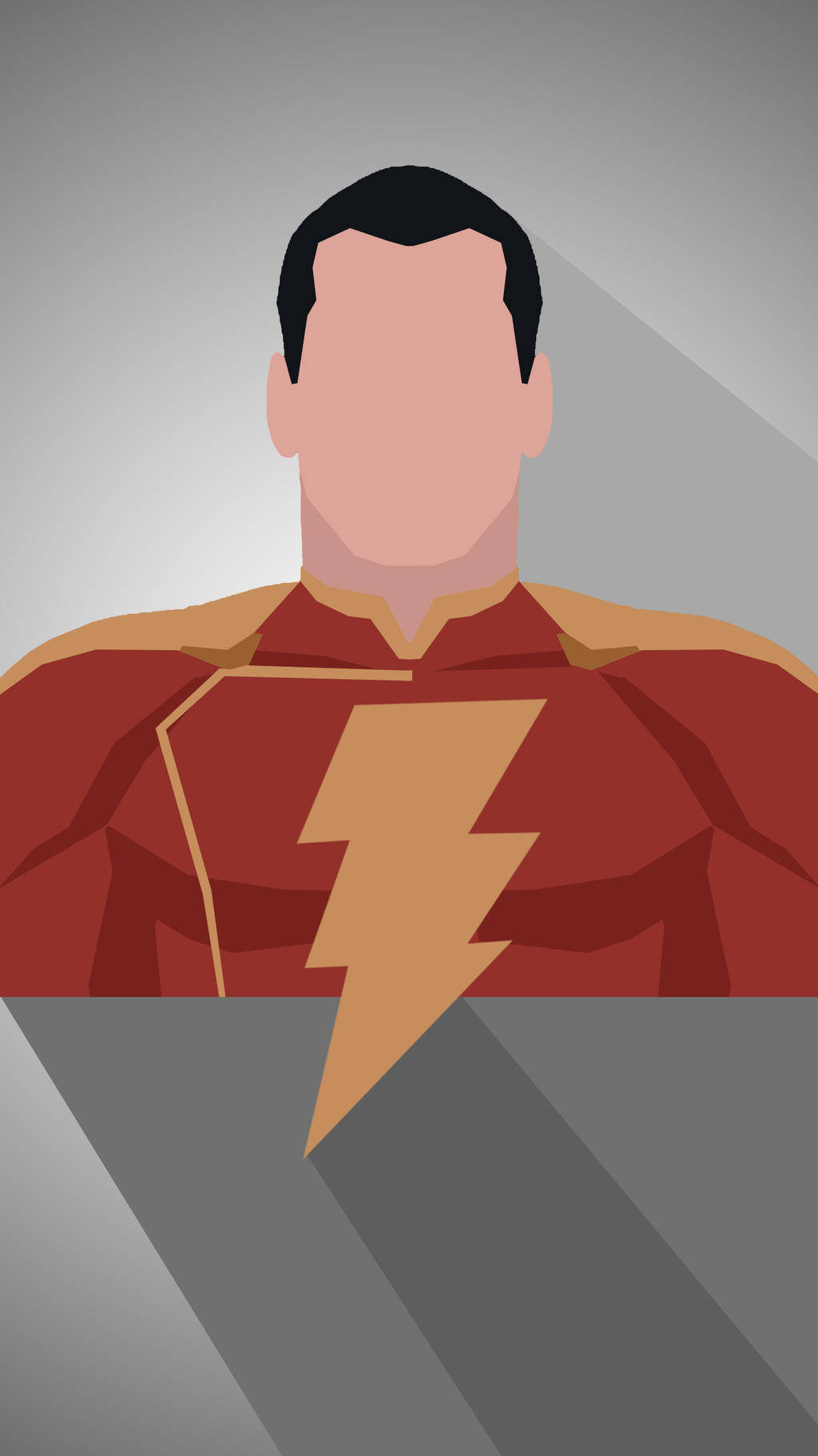 Vector Art Minimalistic Design Shazam