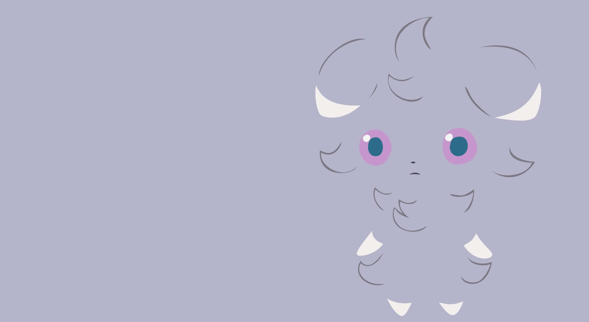 Vector Art Of An Espurr Background