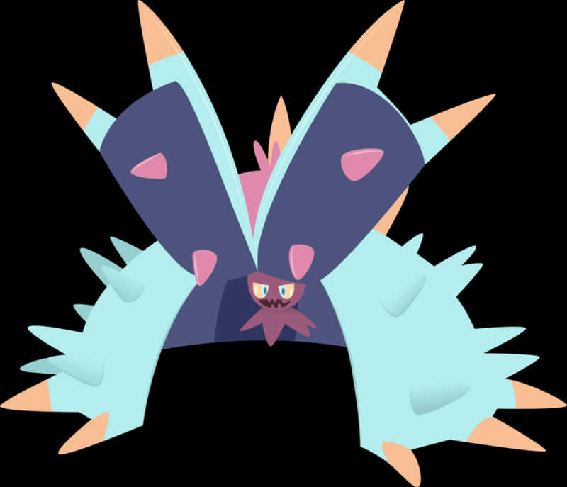 Vector Art Of Toxapex