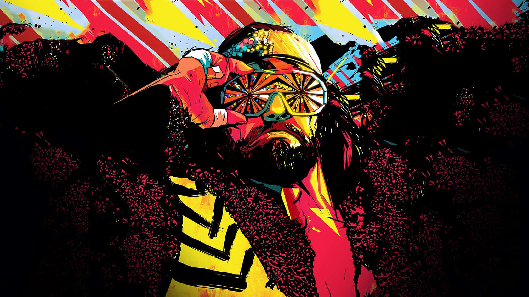 Vector Art Randy Savage Background