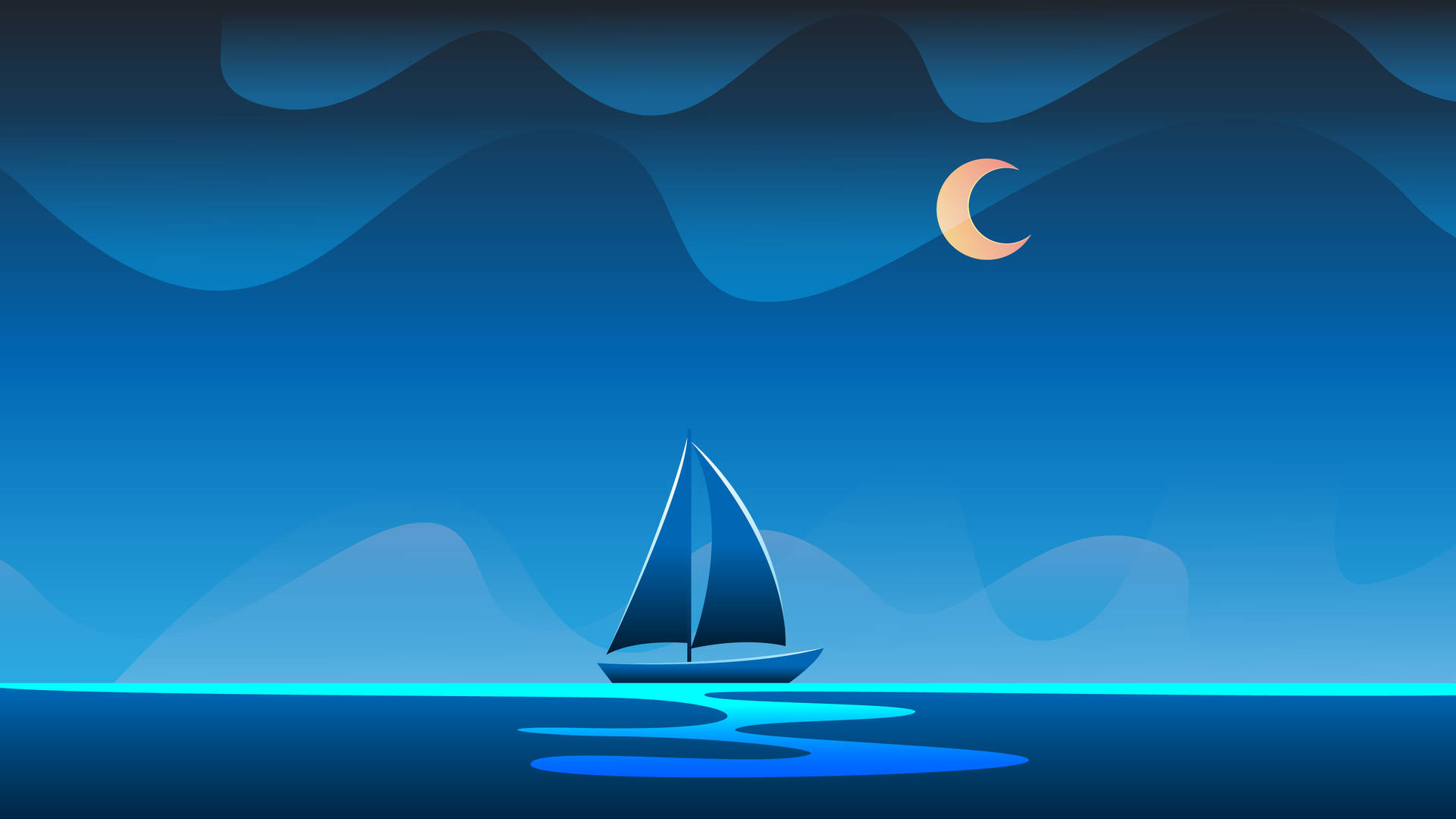 Vector Art Sea Background