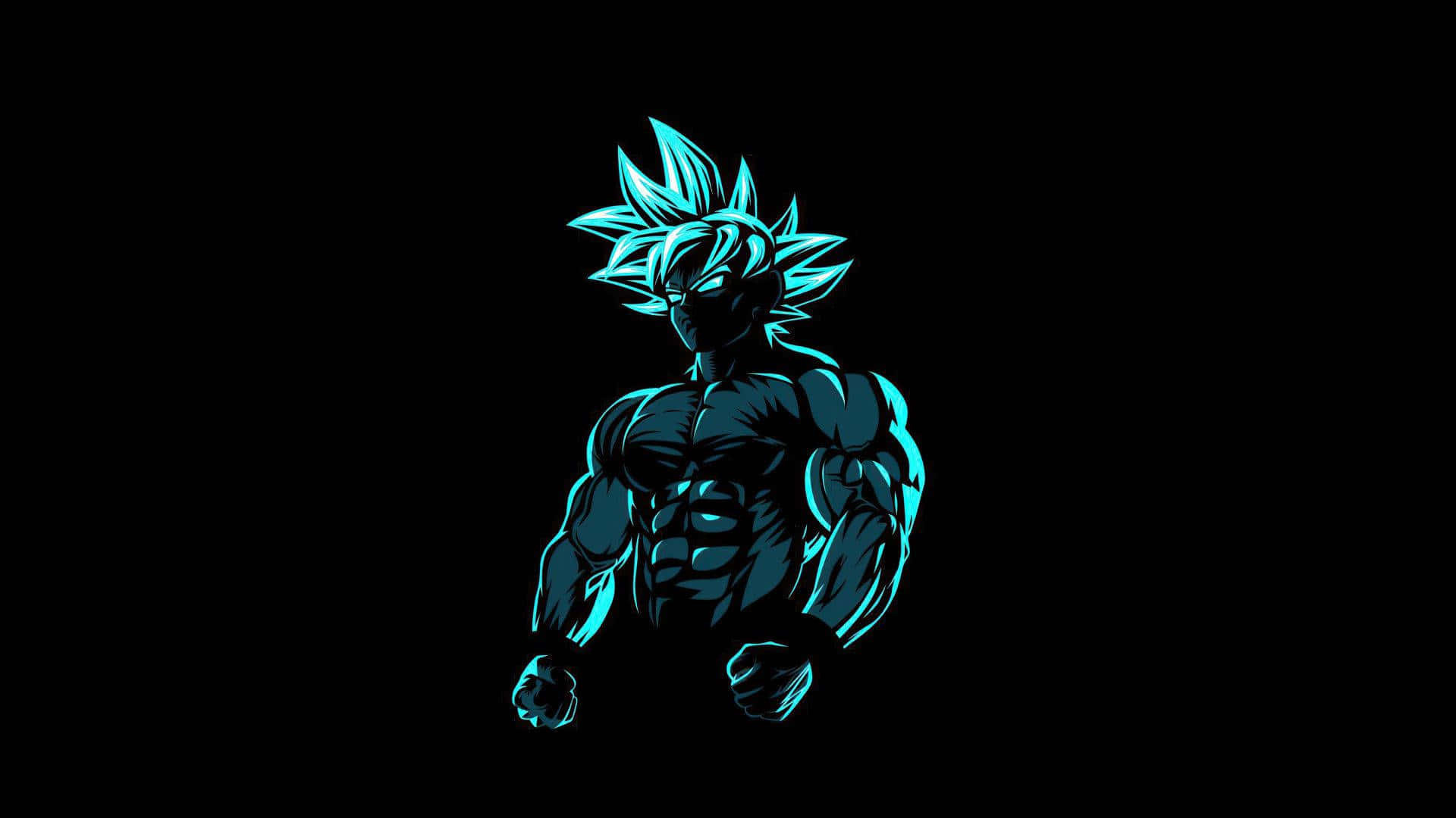 Vector Art Son Goku Dark Aesthetic Anime