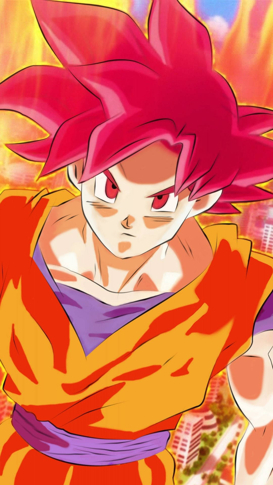 Vector Art Super Saiyan Son Goku Iphone Background