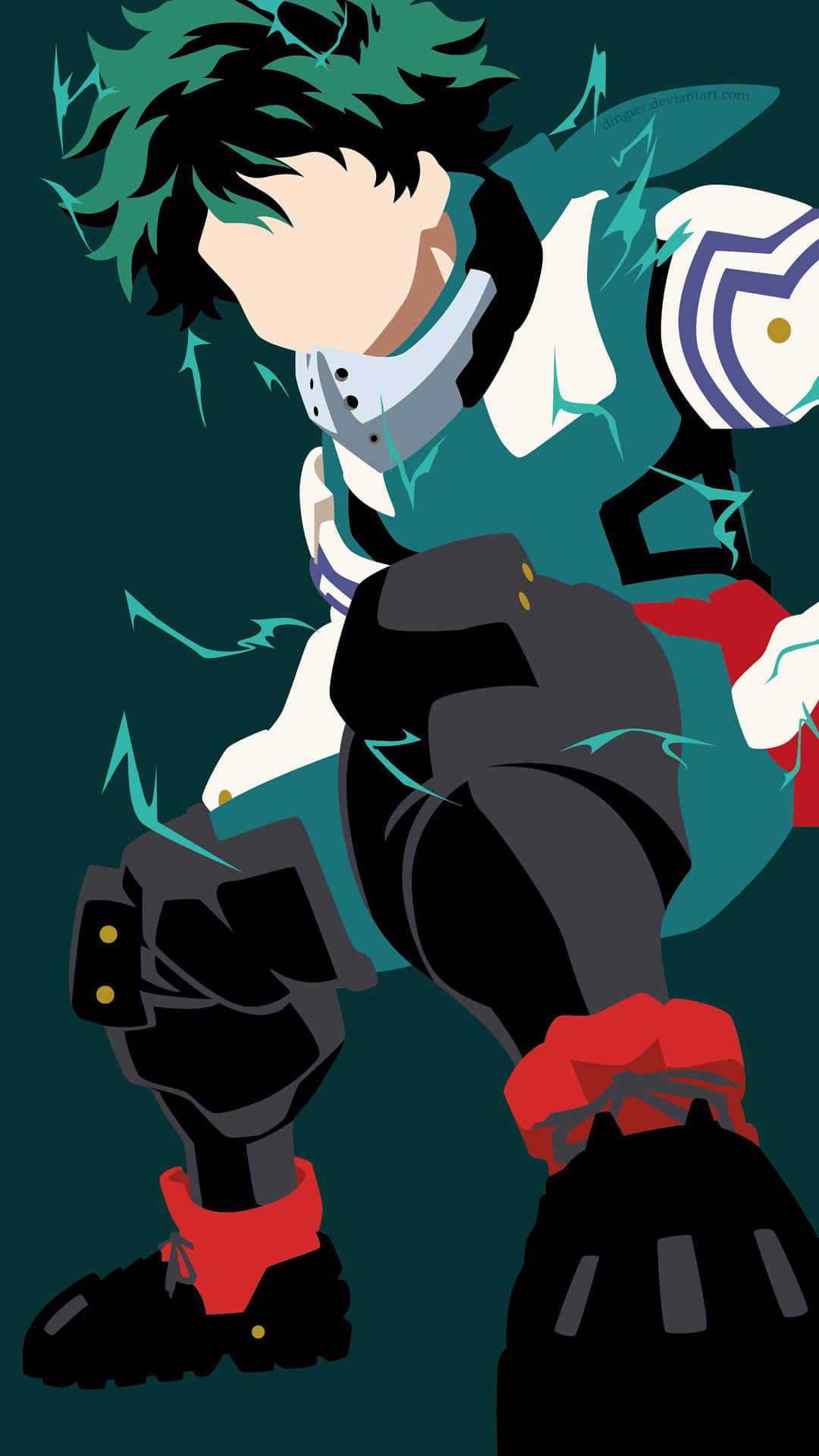 Vector My Hero Academia Deku Phone Background