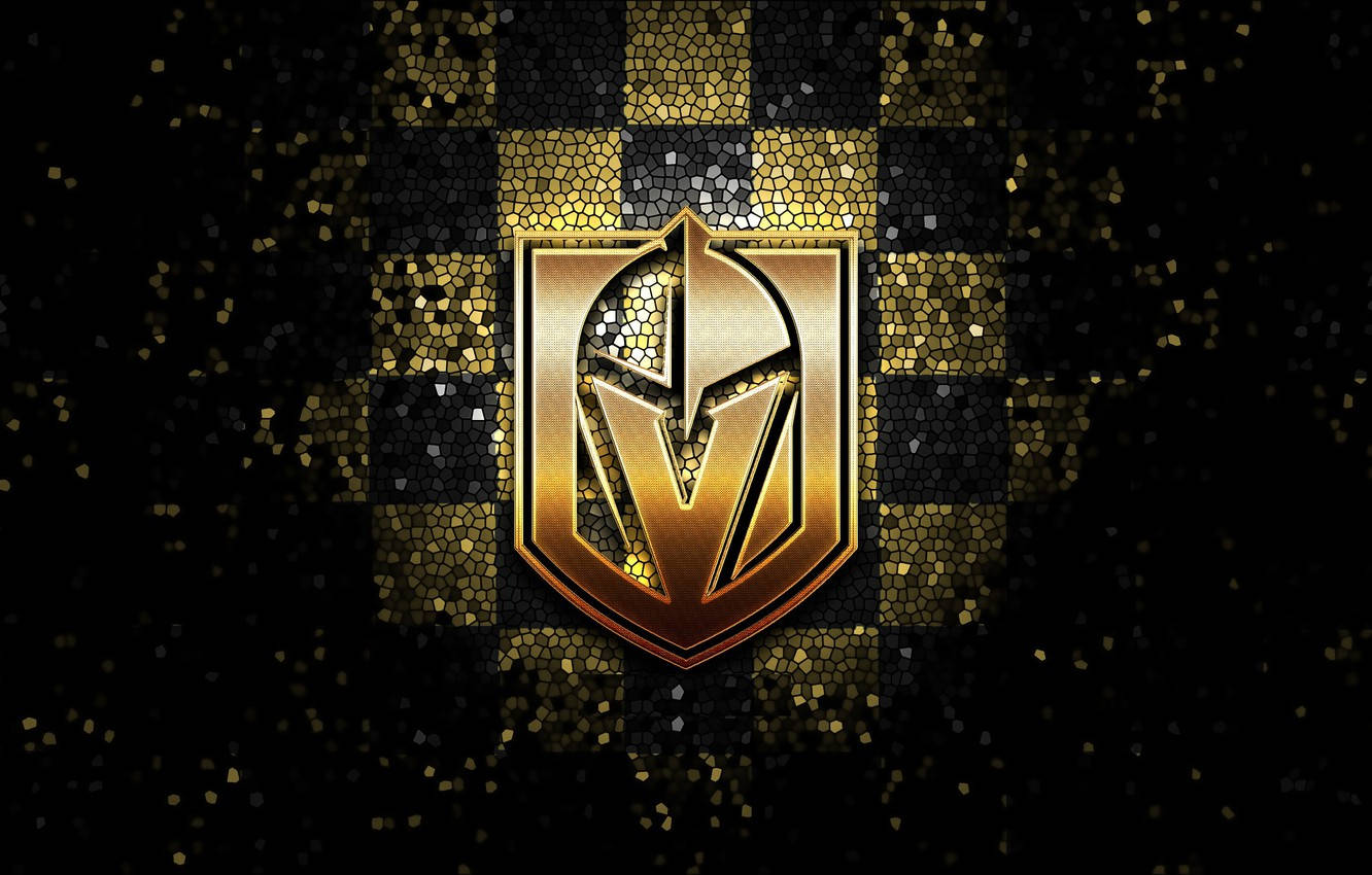 Vegas Golden Knights Gold And Black Background