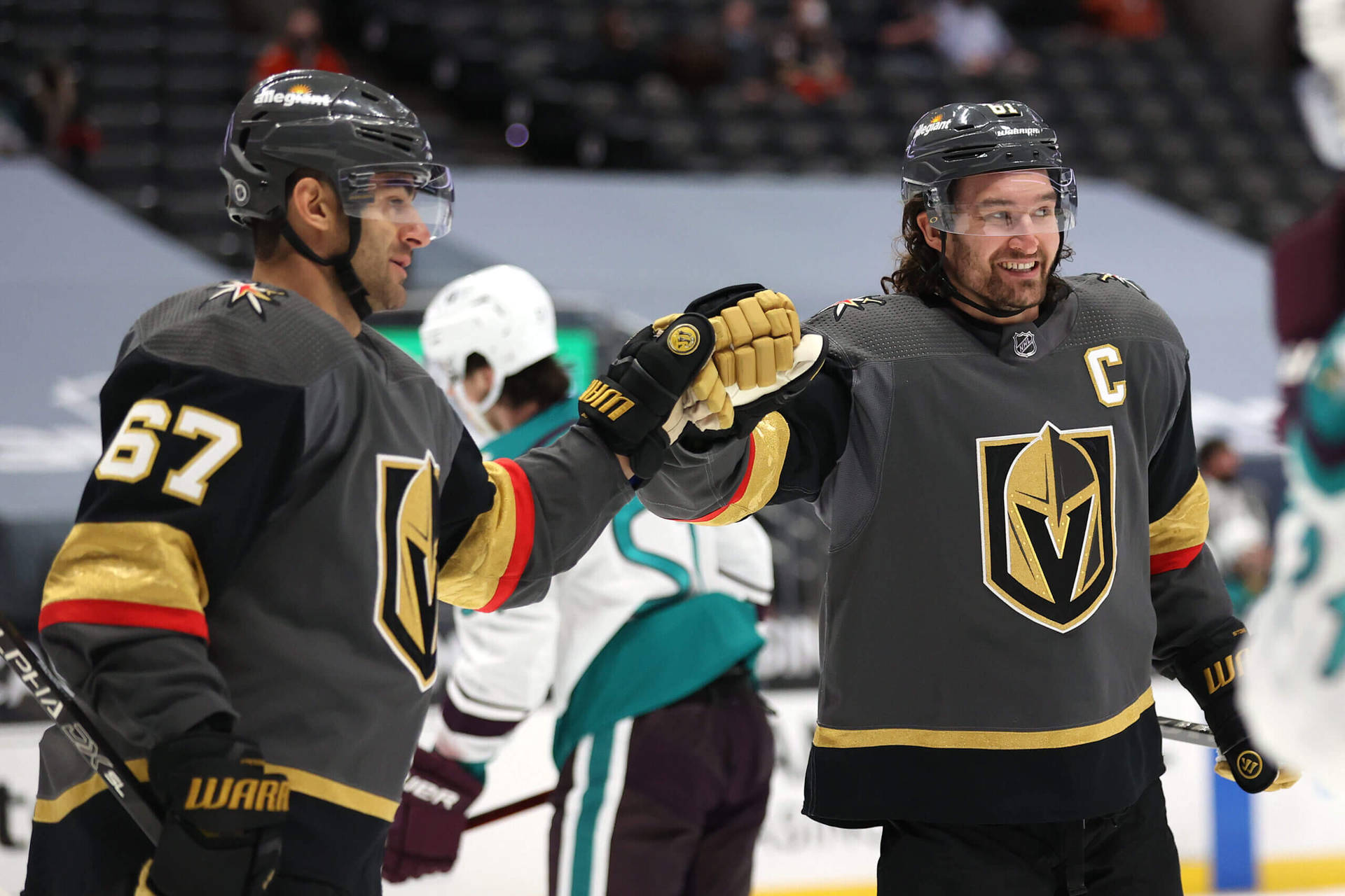 Vegas Golden Knights Players Max Pacioretty And Mark Stone Photograph Background