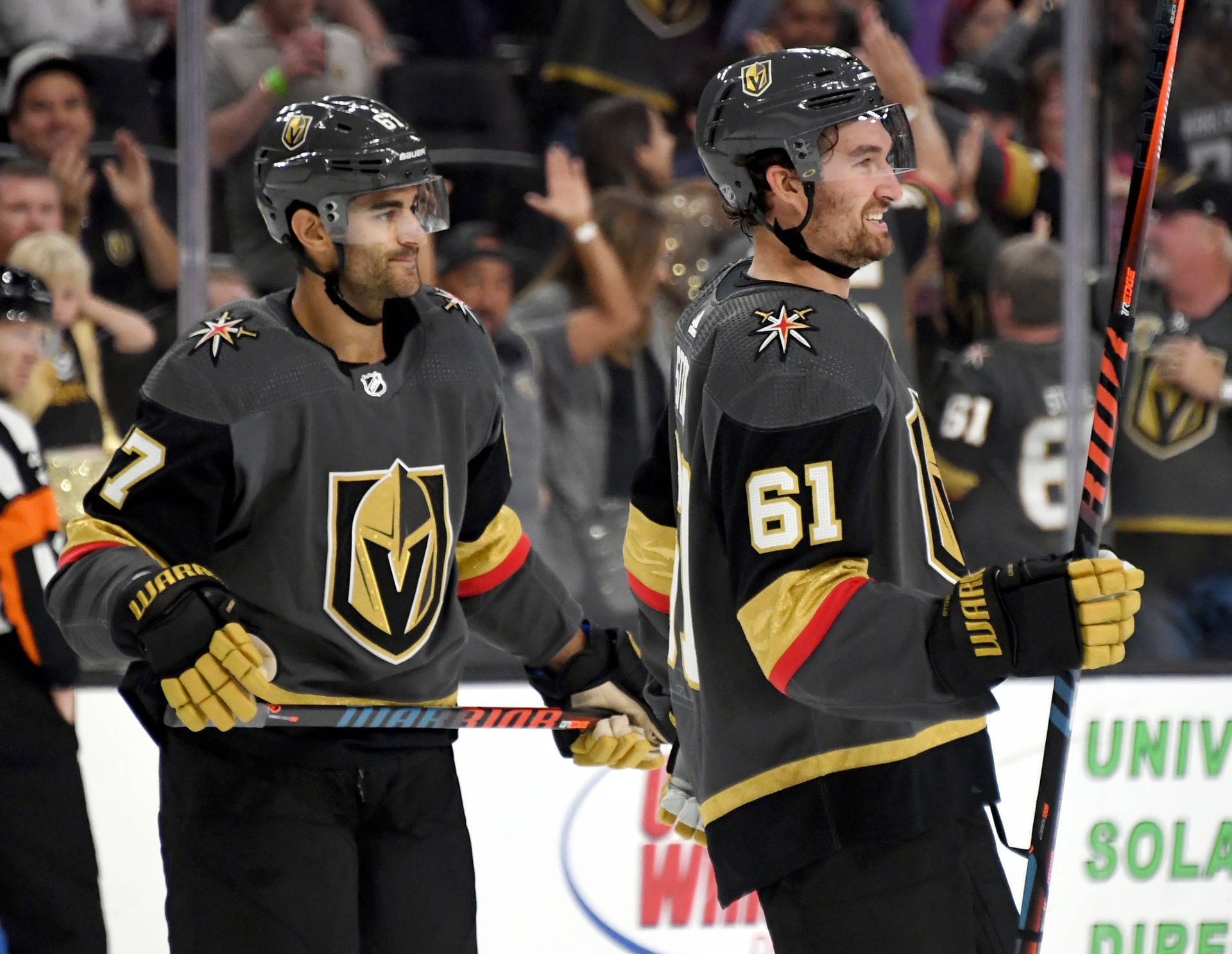 Vegas Golden Knights Players Max Pacioretty And Mark Stone Photograph Background