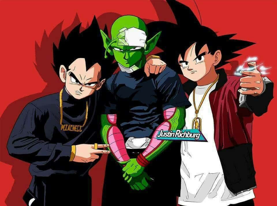 Vegeta Stands Tall, A Warrior Of Justice And The Prince Of The Saiyans. Background