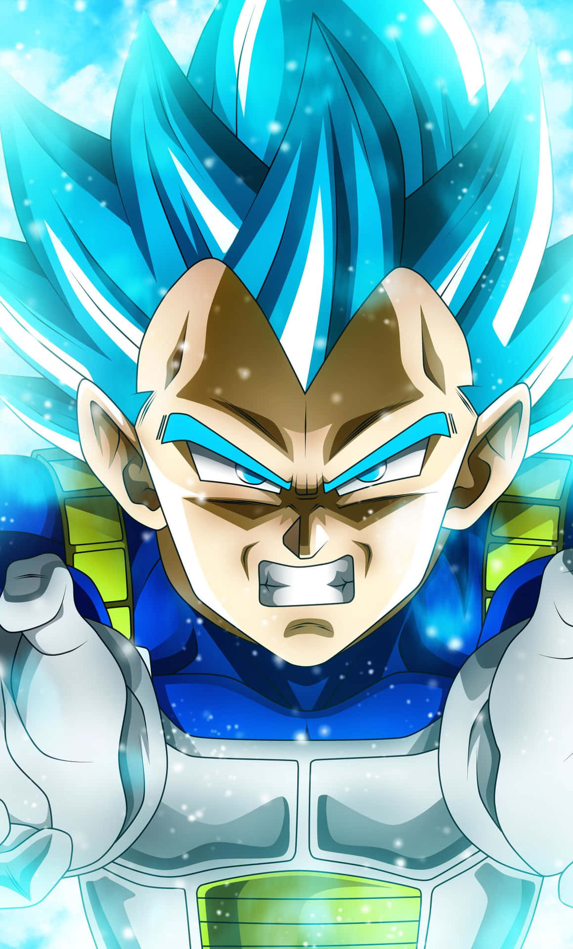 Vegeta Super Saiyan Blue Dragon Ball Super Iphone Background