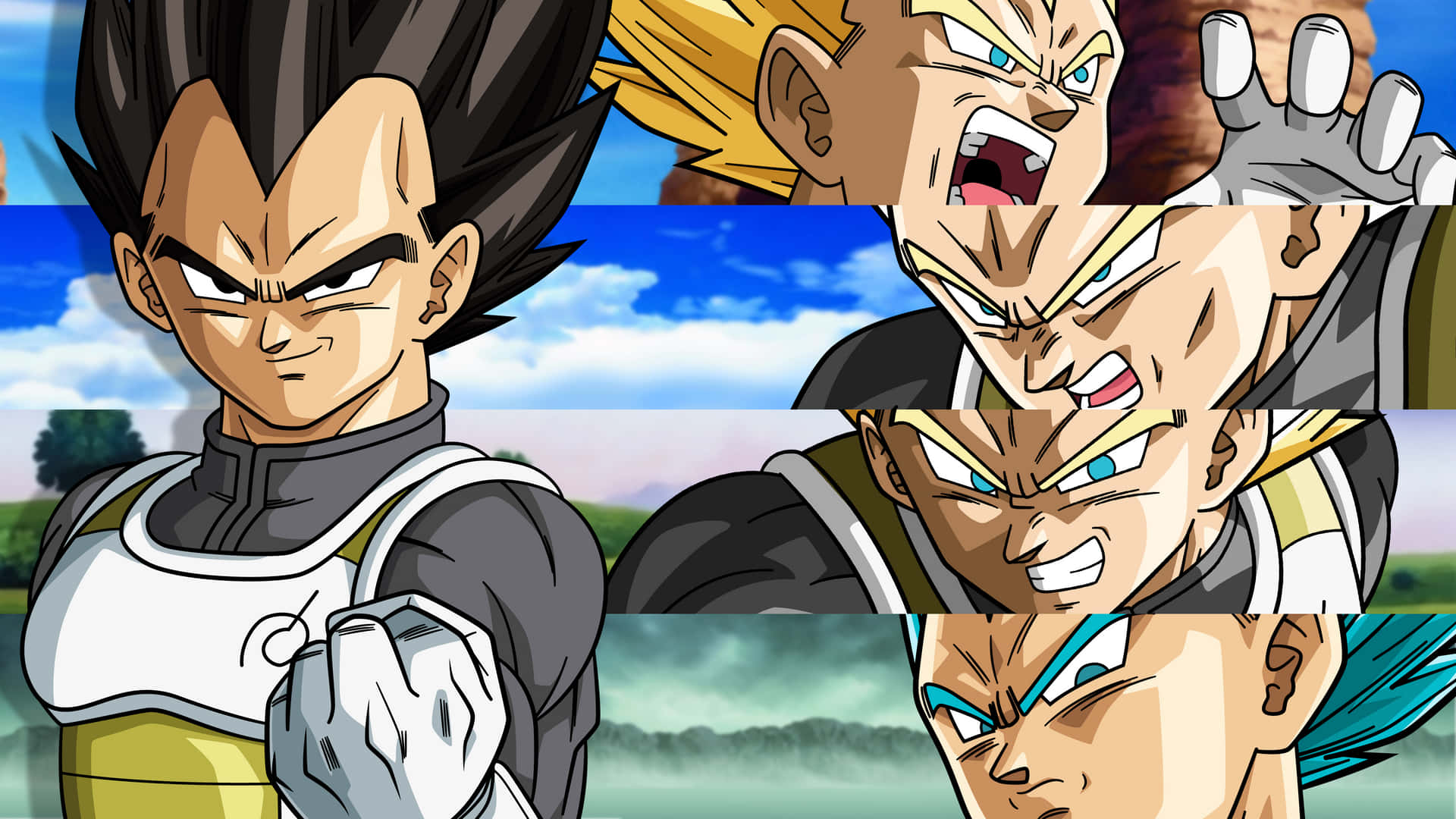 Vegeta, The Iconic Super Saiyan Background