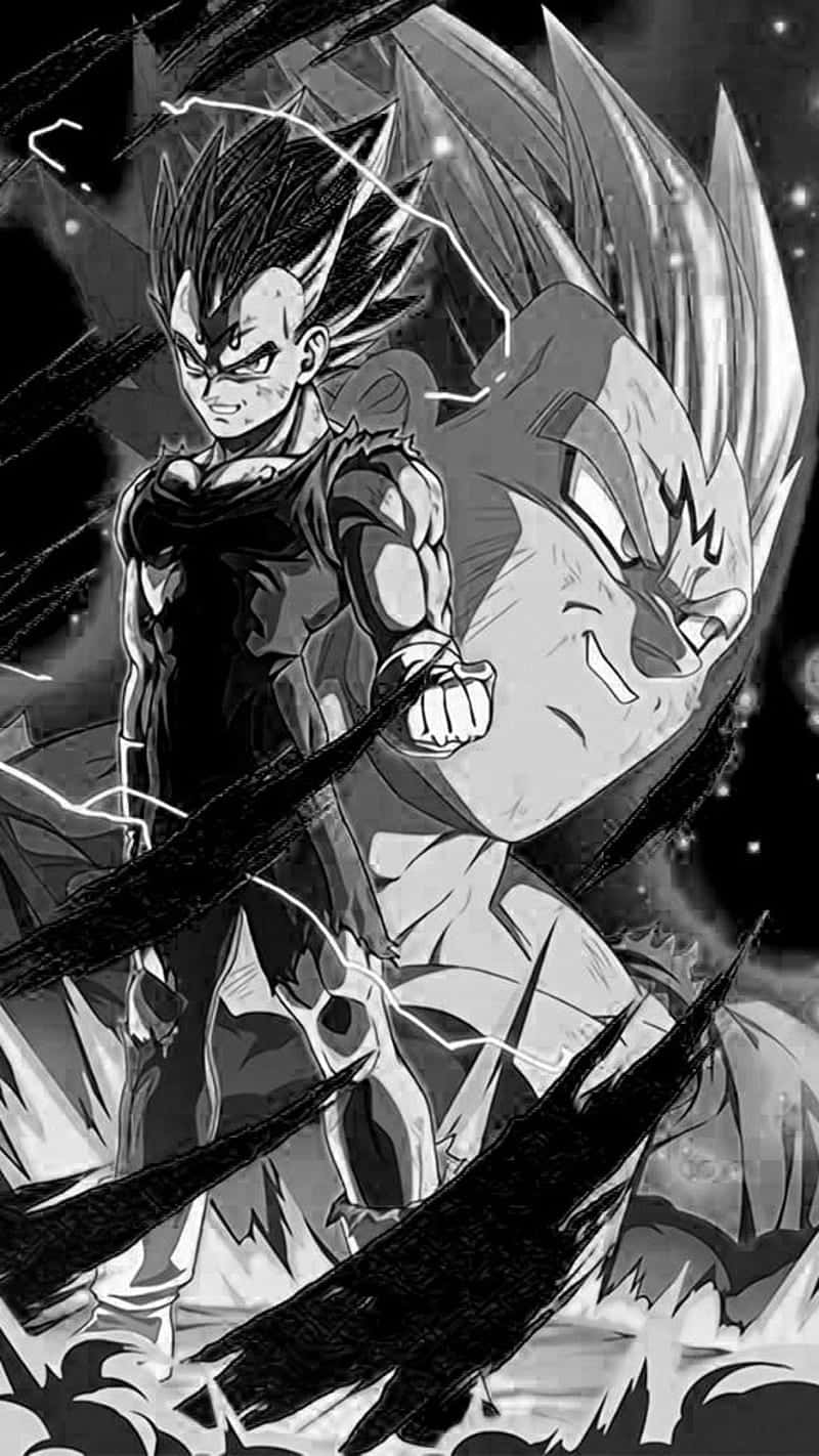 Vegeta, The Prince Of All Saiyans From The Animated Series Dragon Ball Z. Background