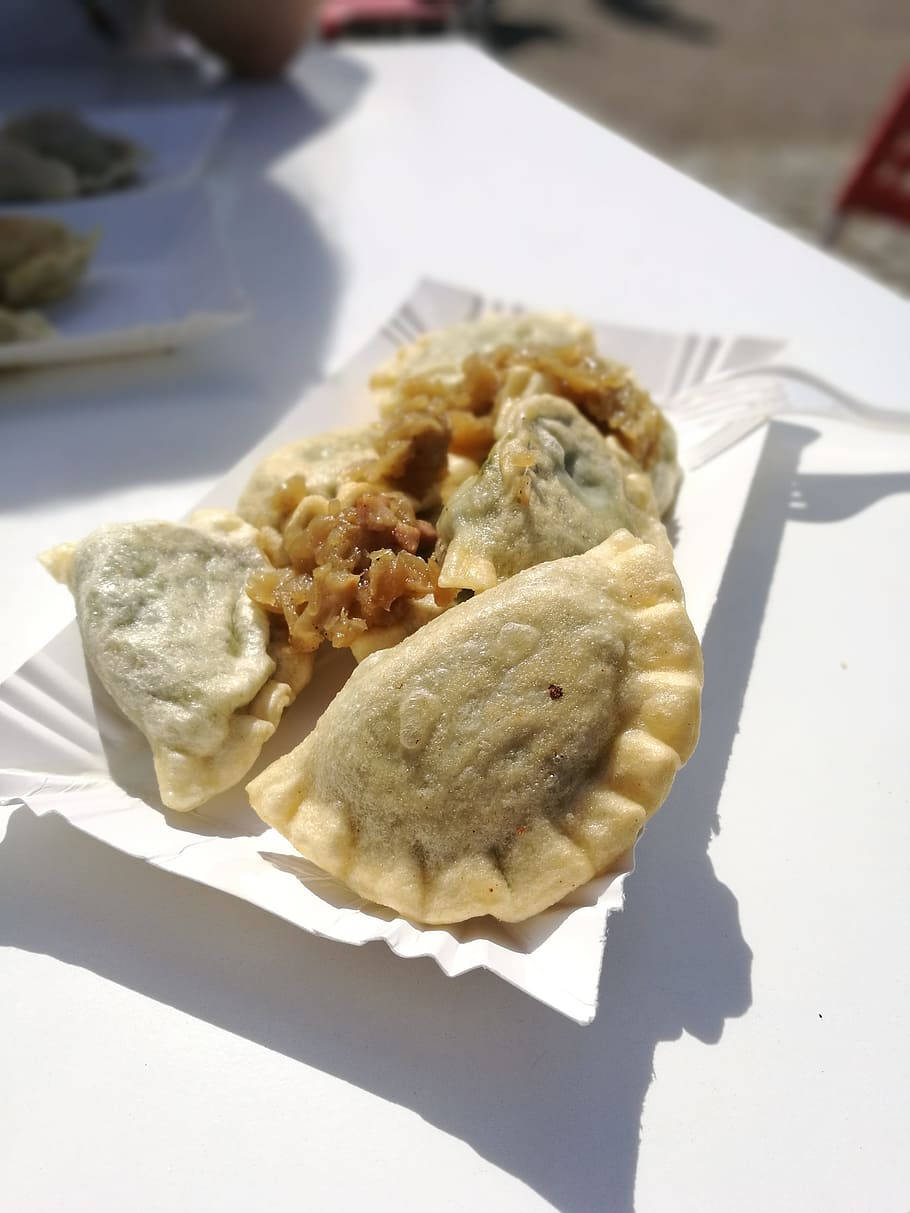 Vegetable Dumpling Pierogi Background