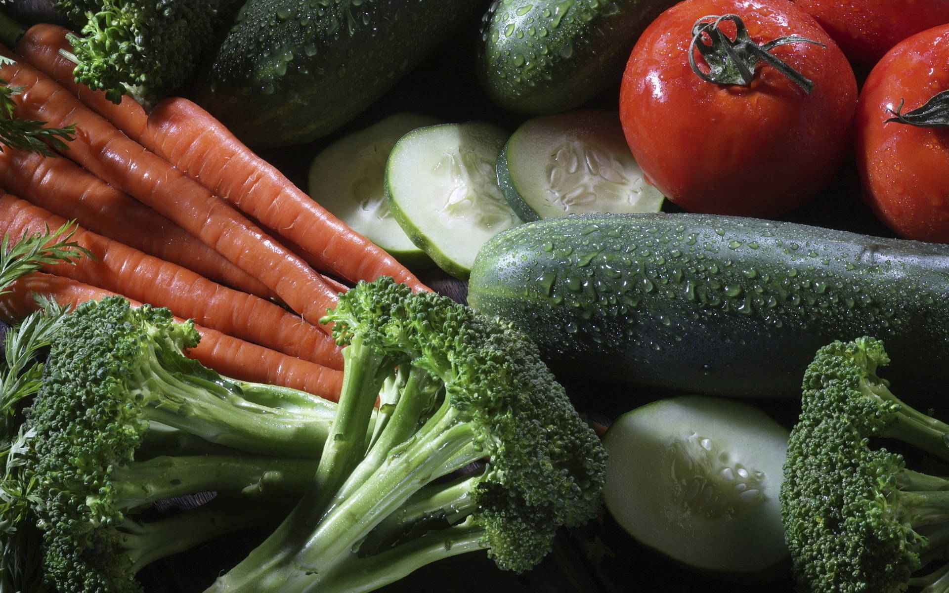 Vegetable Glow Foods Background